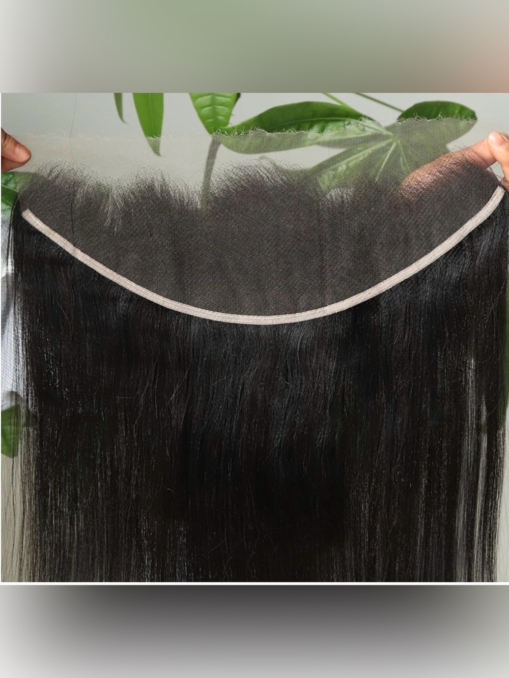 20” Black Yaki Straight 13x4 HD Lace Frontal Ultra Invisible Hairline #024